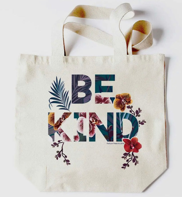 'Be Kind' Tote Bag (Hoya Pandurata Silver Raffle Entry) - Dade Plant Co